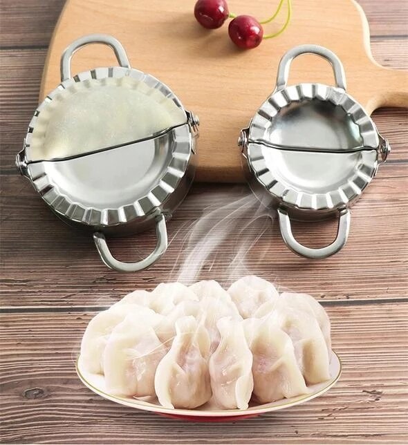 Dumpling Mould Stainless Steel set of 2pcs