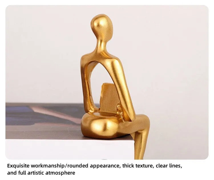 Home Decoration Accessories 3PCS Thinker Statue