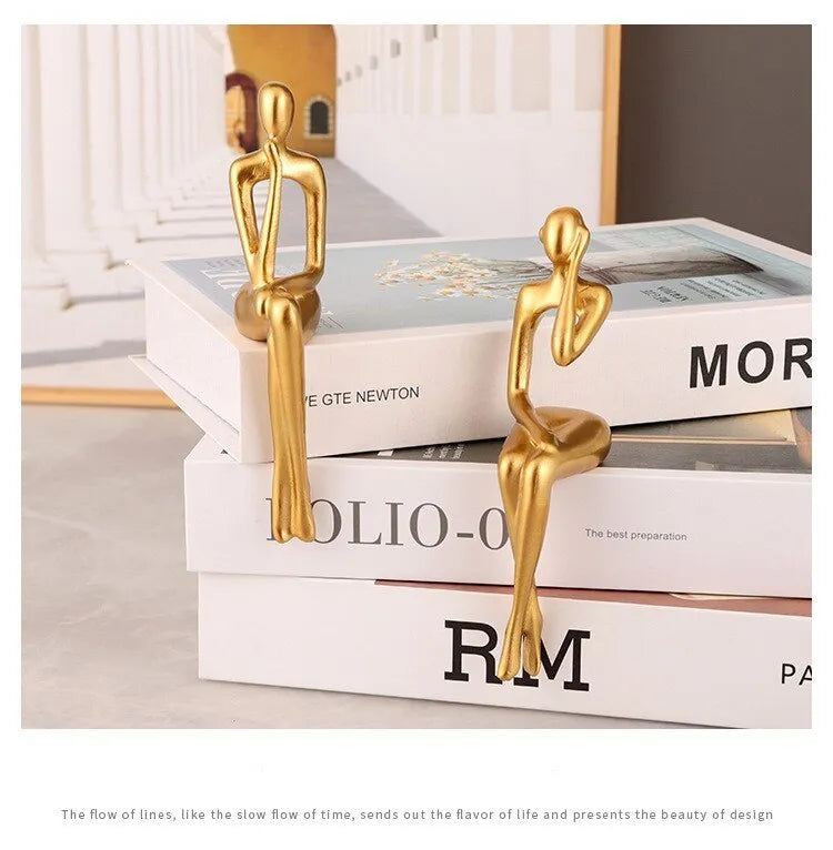 Home Decoration Accessories 3PCS Thinker Statue